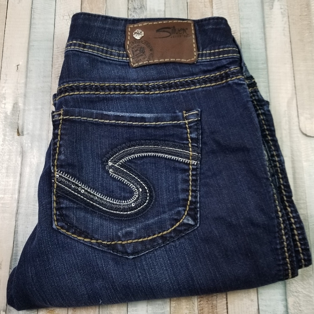 Silver Suki Capri Jeans